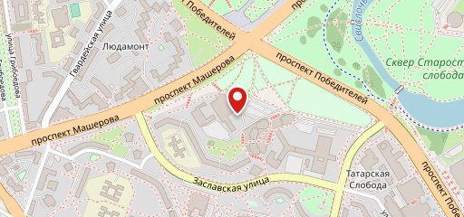 Бильярдный клуб на карте