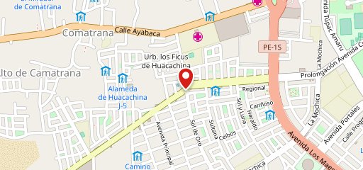 Local de eventos Los Ficus - Ica на карте