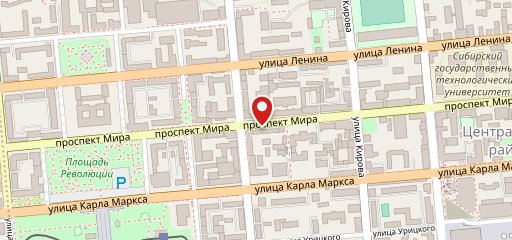 Тот же бар на карте