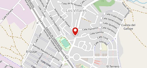Restaurante los Villares на карте