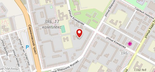 Ложка на карте