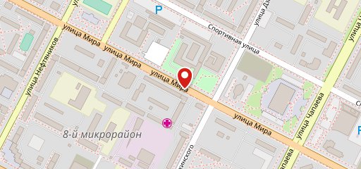 Луч на карте