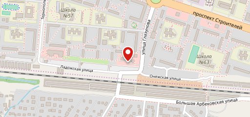 Луч на карте