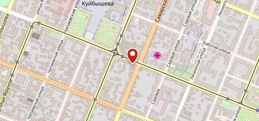 Луч на карте