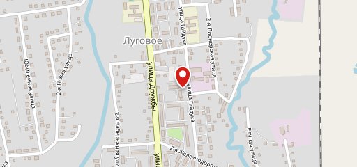 Луговое на карте