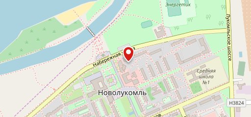 Лукомль, Универсалторг на карте