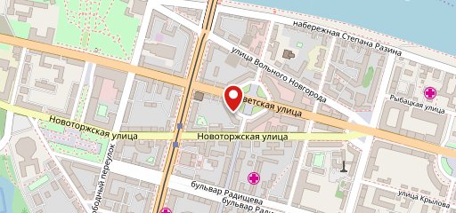Лукоморье, кафе на карте