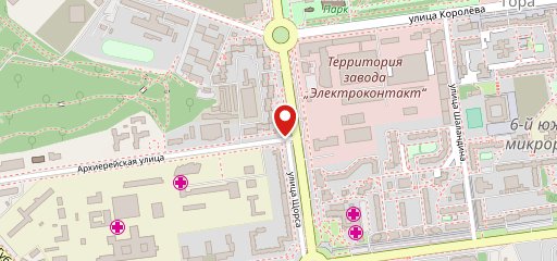 Луна на карте