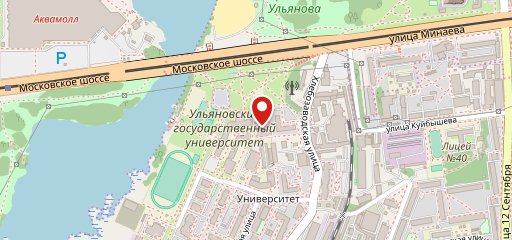 Обед на районе на карте