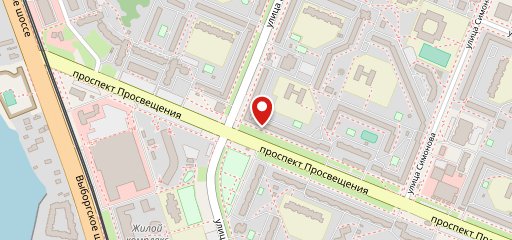 О на карте