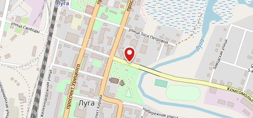 Лужская жемчужина на карте