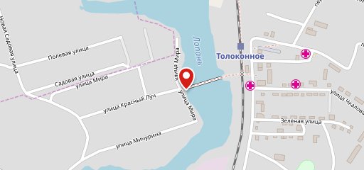 Лягушатник на карте