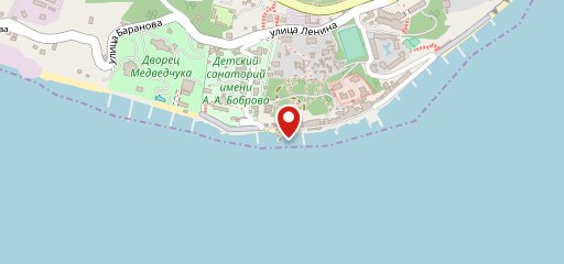 Пляж Лягушка на карте
