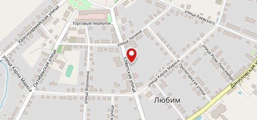 Любим на карте