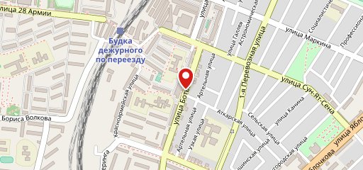 Любимая на карте