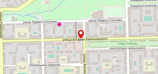 Любимая на карте