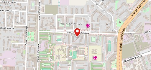 Любимая на карте