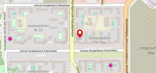 Хлеберев на карте