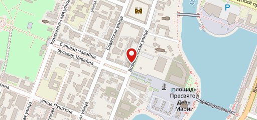 Настоящая на карте