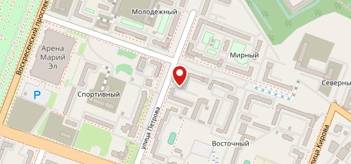 Настоящая на карте