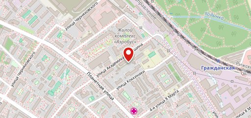 Любить кофе пить на карте