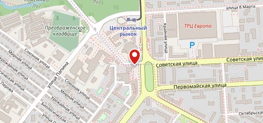 Магазин быстрого питания на карте