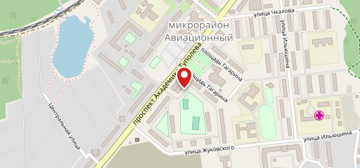 Магазин фастфудной продукции на карте