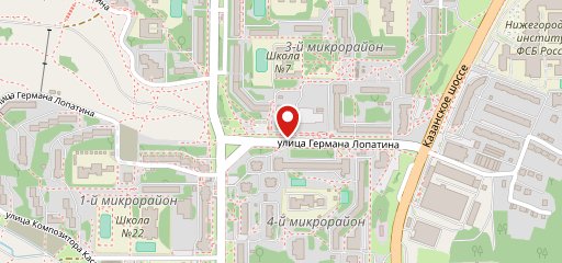 Магазин продовольственных товаров на карте