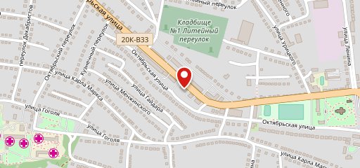 Магазин пекарня на карте