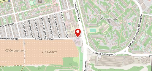 Магазин продуктов и выпечки на карте