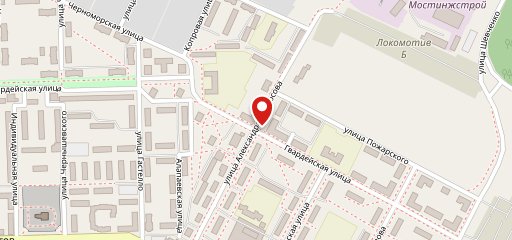 На перекрёстке на карте