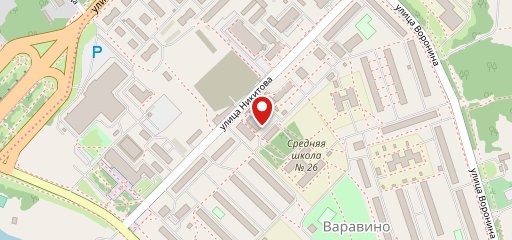 Магазин выпечки на карте
