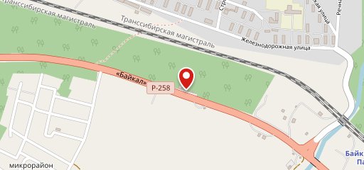 Магистраль на карте