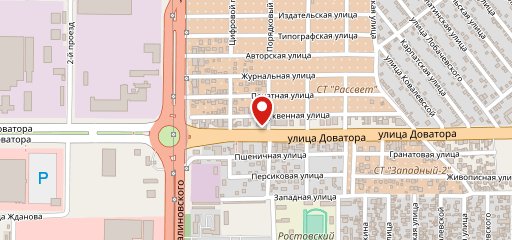Магнолия на карте