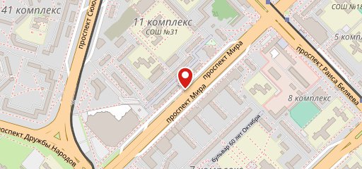 Мейн стрит на карте