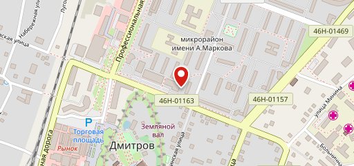 Малина на карте