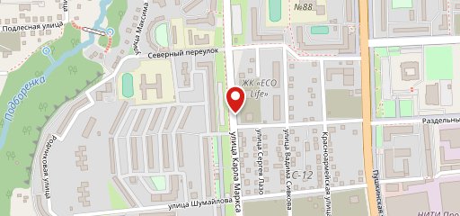 Malina Круглосуточный гостинично-банный комплекс Ижевск Сауна, бассейн на карте