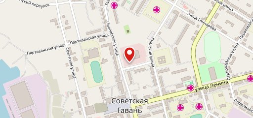 Малина на карте
