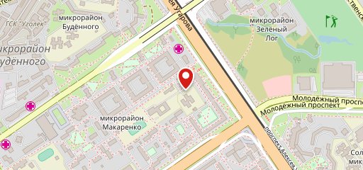 МАЛИНА, ночной клуб на карте
