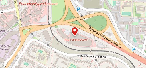 Малина на карте