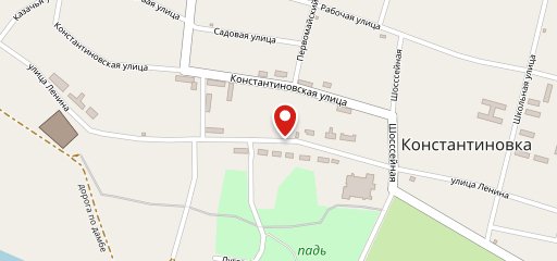 Малинка на карте
