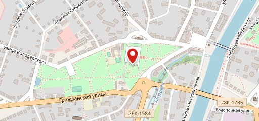 Малинка на карте