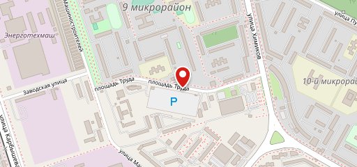 Малинка на карте
