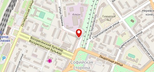Малиновка на карте