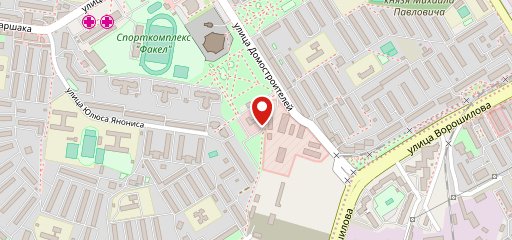 Малиновка на карте