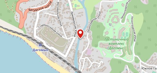 Мангал у моста на карте