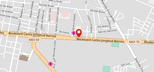Restaurante Mariscos El Pulpito на карте