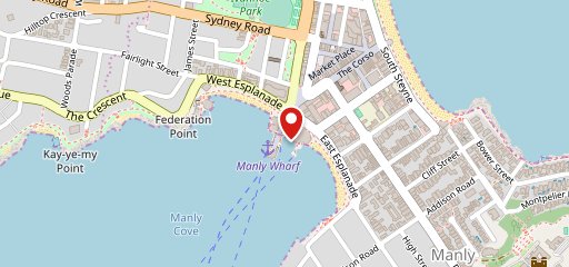 Max Brenner- Manly Wharf на карте
