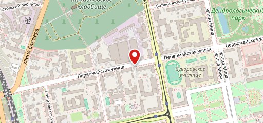 Майское, кафе на карте