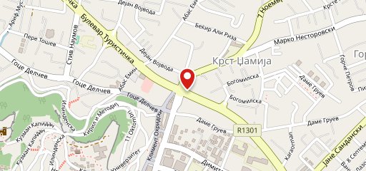Меанче на карте